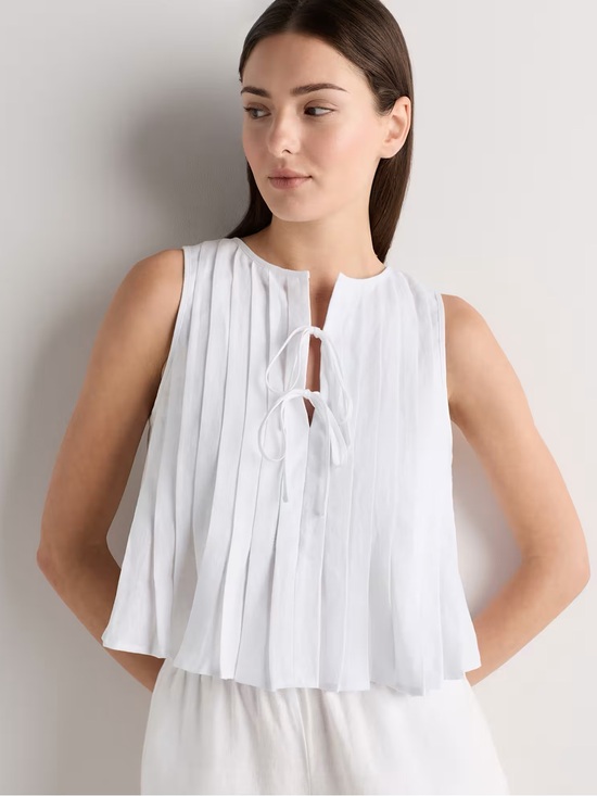 Banana Republic Tops - LINEN-BLEND TWO-TIE SWING TOP
